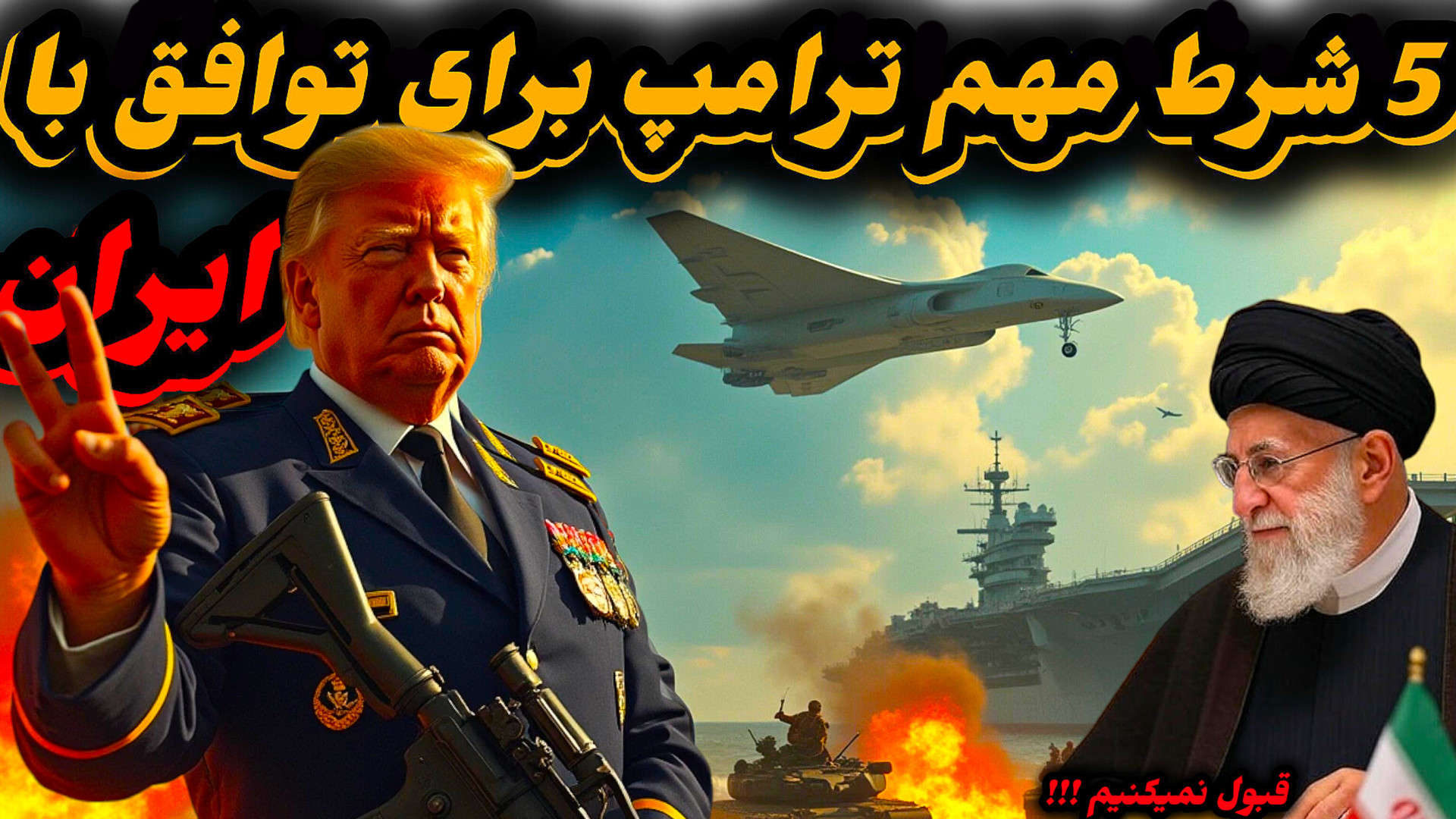5 شرط اصلی ترامپ برای مزاکره که ایران قبولشون نکرد !!! کلیپ