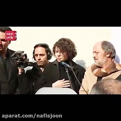 بغض پسر حسن جوهرچی در مراسم تش...