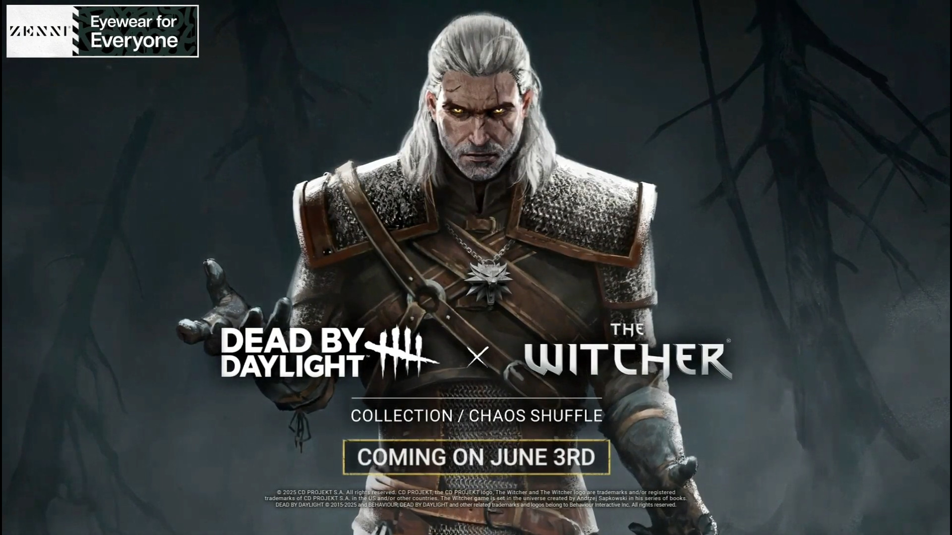 تریلر معرفی همکاری بازی Dead by Daylight با The Witcher 3 زمان23ثانیه