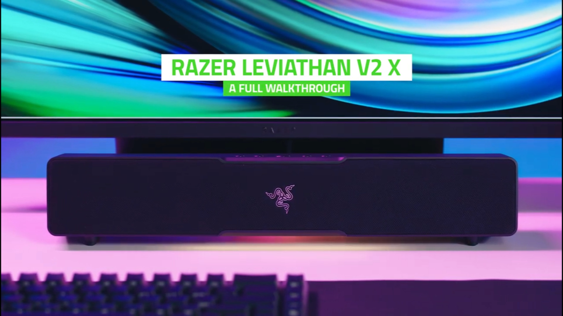 صدای استریو با وضوح بالا و طراحی جمع وجور – معرفی Razer Leviathan V2 X زمان117ثانیه