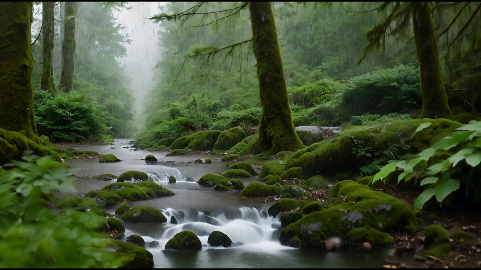 سفر به جنگل بارانی: آرامش طبیعت [Rainy Day In A Forest] زمان266ثانیه