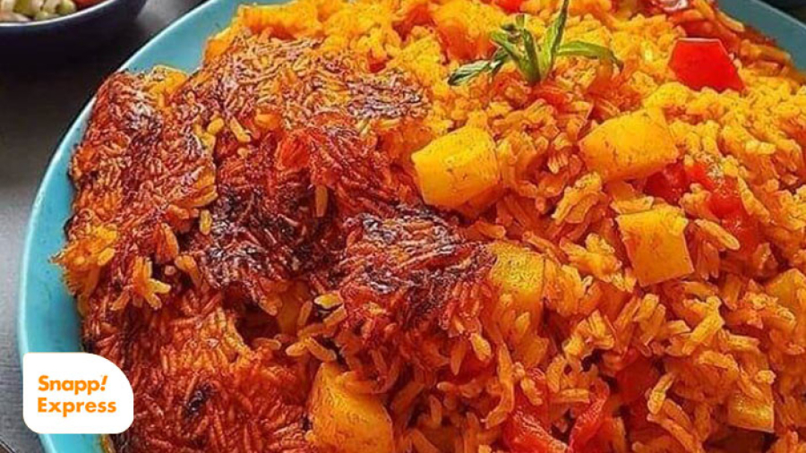 آموزش آشپزی / طرز پخت پلو سیب زمینی خوشمزه