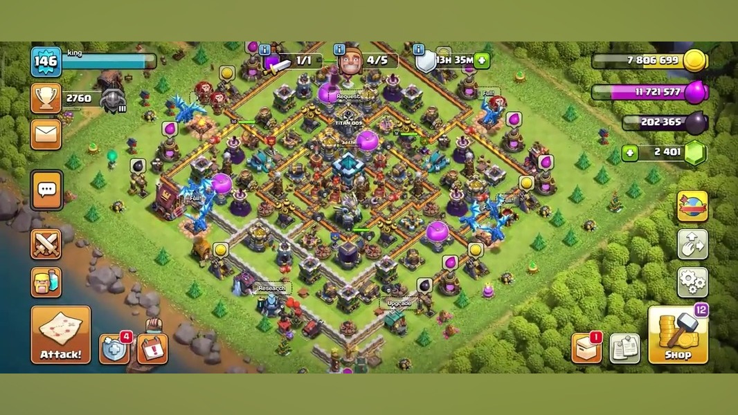 برسی بازی clash of clans دکتر محمد حسین رضوانی