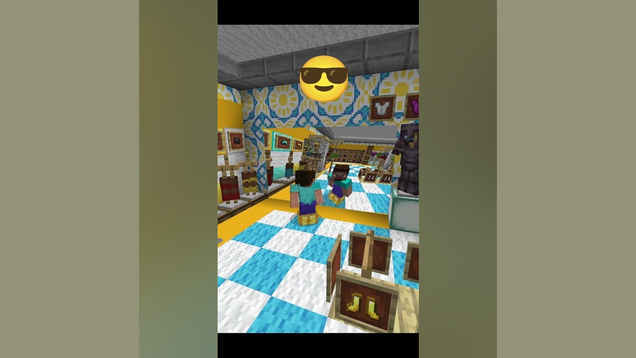 آینه خنده دار ماینکرافت هیو جکمن