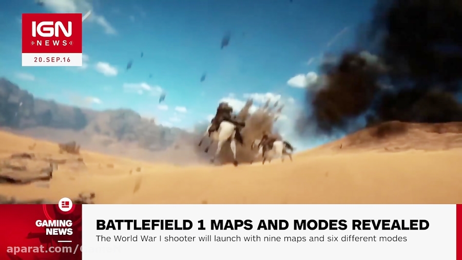 IGN - همه ی مپ های بازی زیبای Battlefield 1