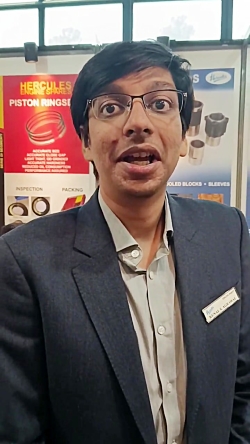 بازدید از نمایشگاه غرقه شرکت هندی