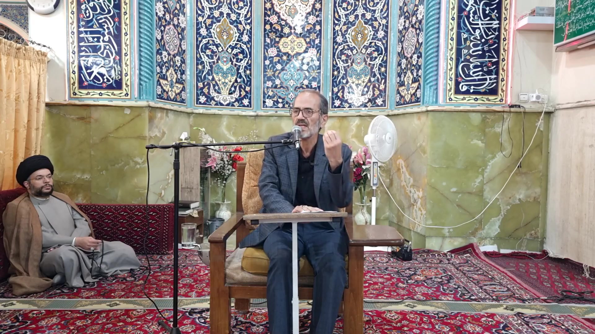 ابعاد نهضت امام خمینی . مسجدالحسین . دکتر فشارکی