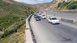 یکطرفه شدن جاده هراز در پی ترافیک سنگین