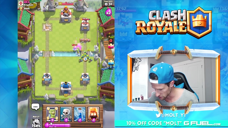 CHEAPEST DECK IN GAME :: Clash Royale :: 1.7 ELIXIR TROLL DECK!