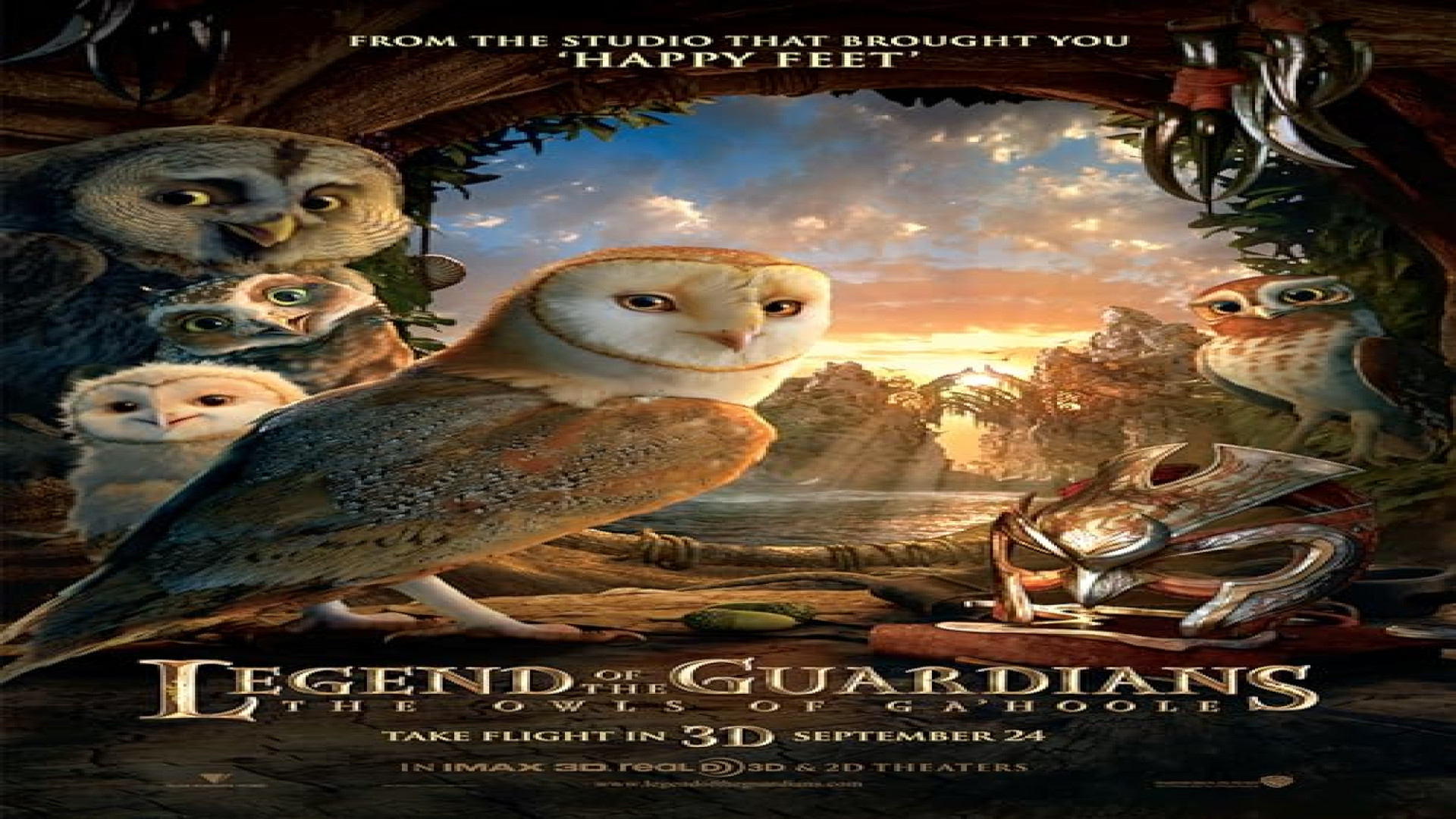 انیمیشن شاهکار " افسانه جغدهای محافظ  Legend of the Guardians 2010 " دوبله فارسی زمان5808ثانیه