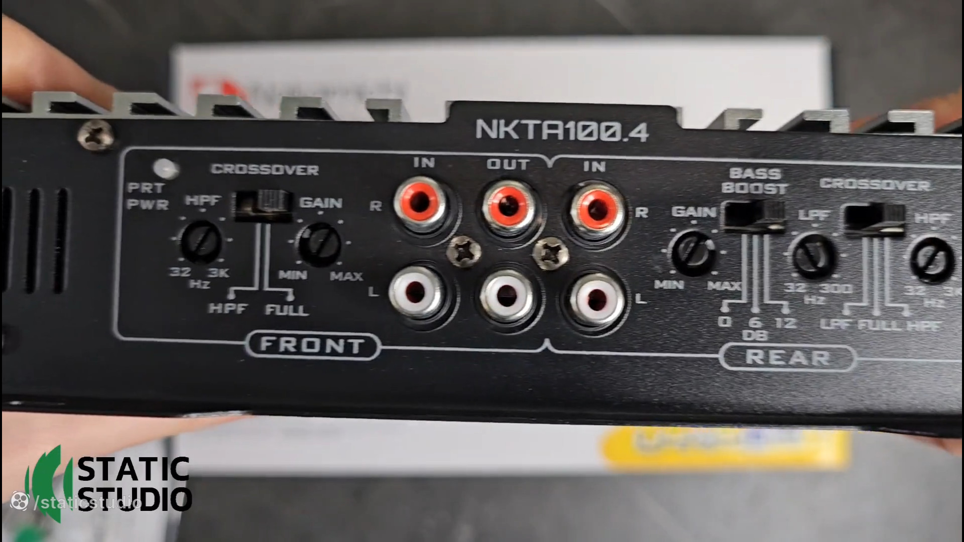 جعبه گشایی و معرفی امپلی فایر ناکامیچی مدل NKTA100.4 زمان35ثانیه