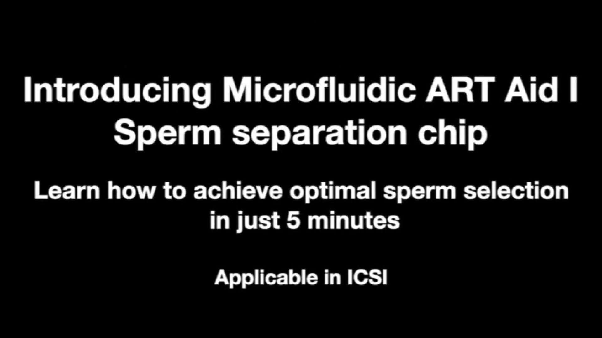 تراشه جداسازی اسپرم - Sperm separation chip, Microfluidic ART Aid I دستگاه فیبر نوری جراحی
