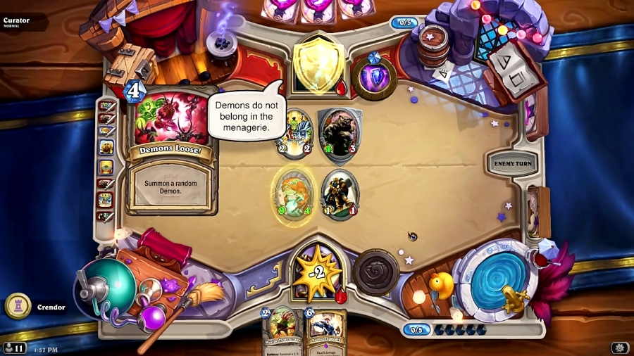 Hearthstone: One Night in Karazhan Adventure - The Menagerie (Wing 4)