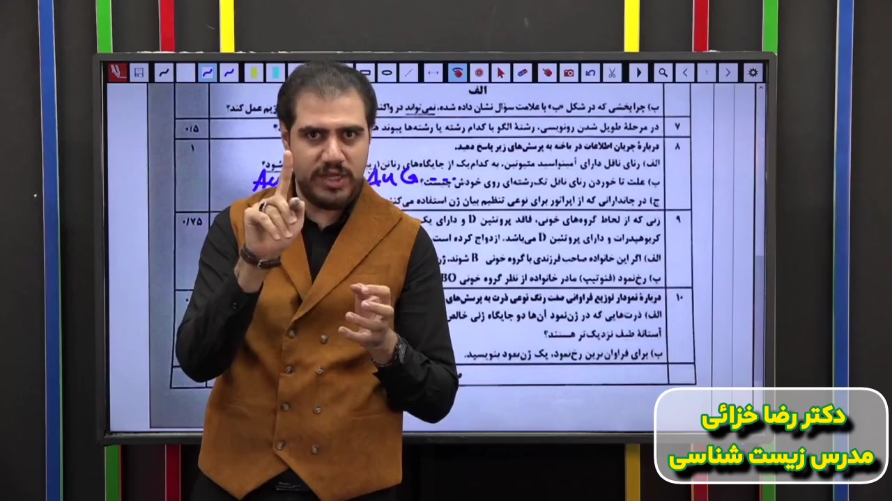 تحلیل کامل زیست شناسی نهایی دوازدهم خرداد ۱۴۰۴ دکتر رضا خزائی