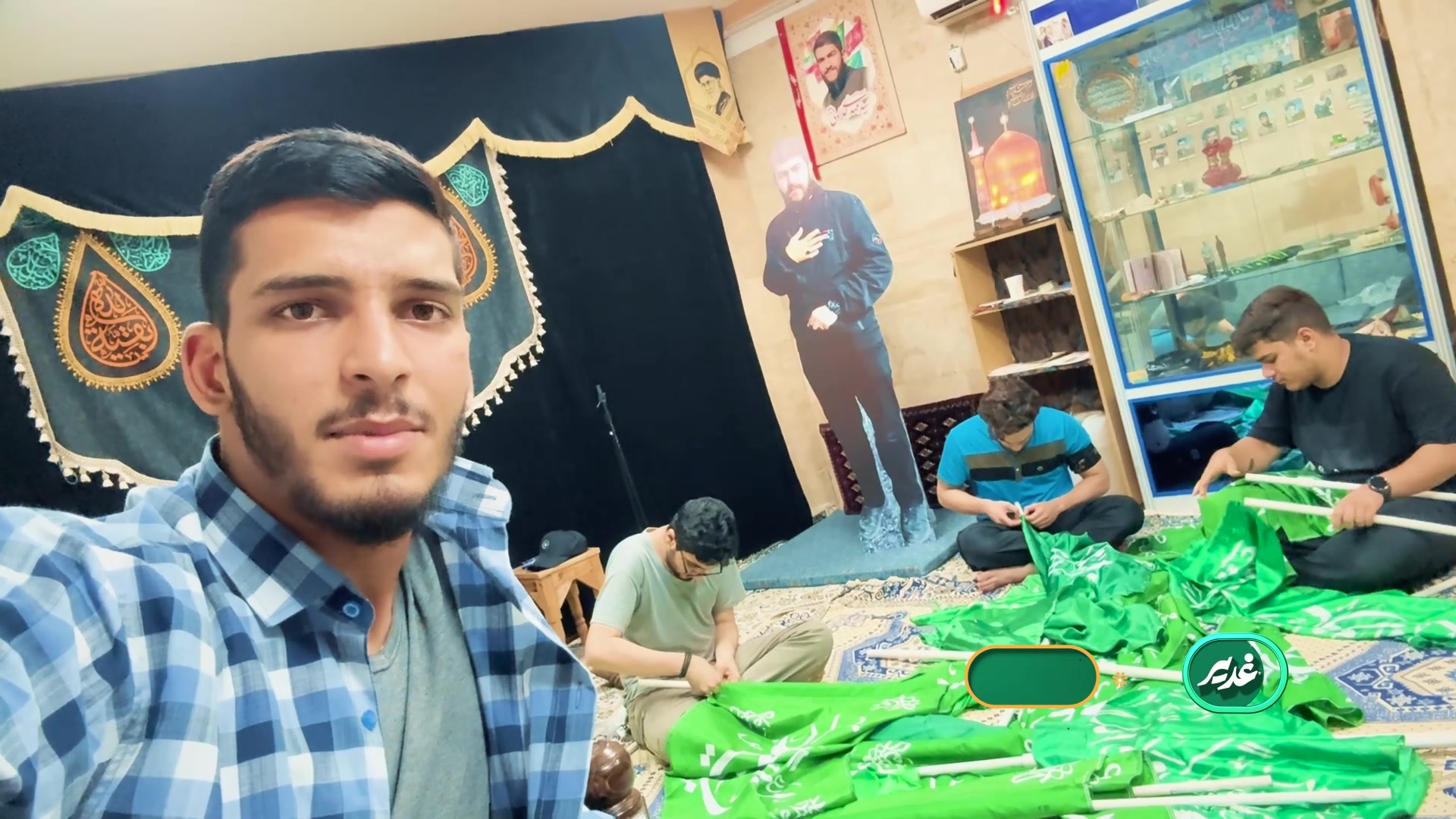 دعوت خادمان موکب شهدای مسجد میثم برای شرکت در مهمونی ده کیلومتری