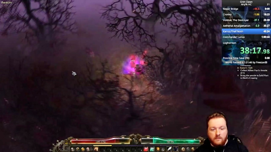 رکورد جهانی بازی Grim Dawn در 1h 12min 49sec