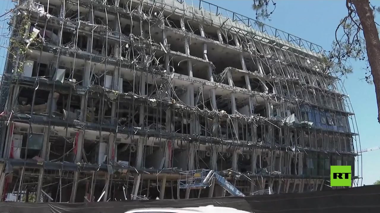 تصاویر جدید از نابودی آزمایشگاه وایزمن توسط ایران لیفت پیشانی