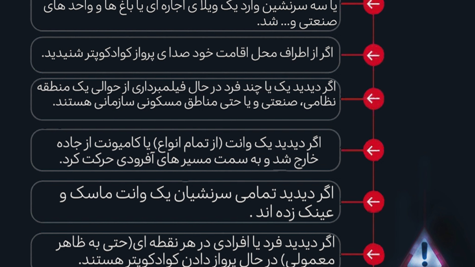 کدام موارد مشکوک را اطلاع دهیم ؟ زمان89ثانیه