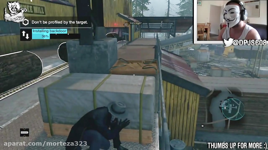 Anonymous Plays Watch Dogs Lol! Live Online Hacking Gameplay