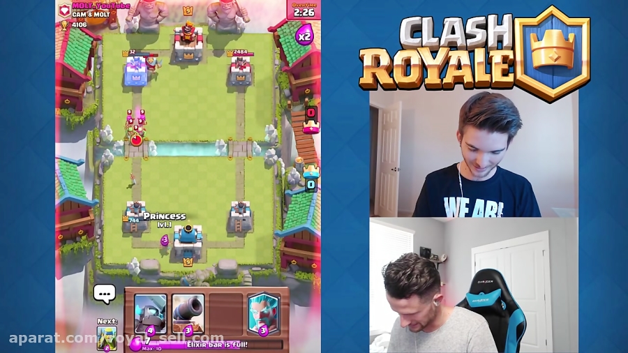 Clash Royale | TROLLING MOLT WITH XBOW