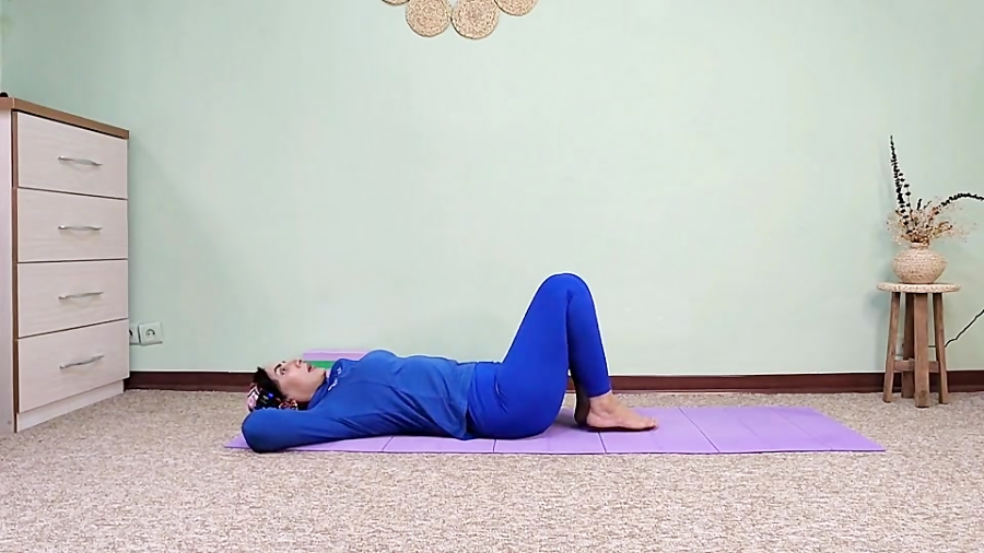 جلسه سوم یوگا در خانه - مربی خانم لیلا افغان