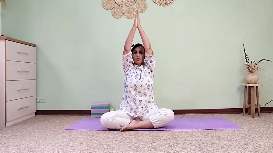 جلسه ششم یوگا در خانه - مربی خانم لیلا افغان