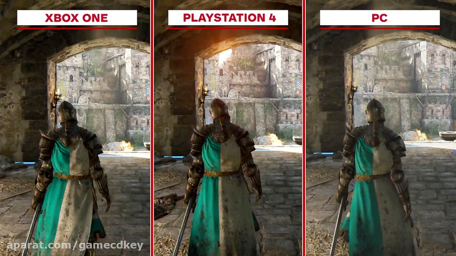 مقایسه گرافیک For Honor در Xbox One-PS4-PC