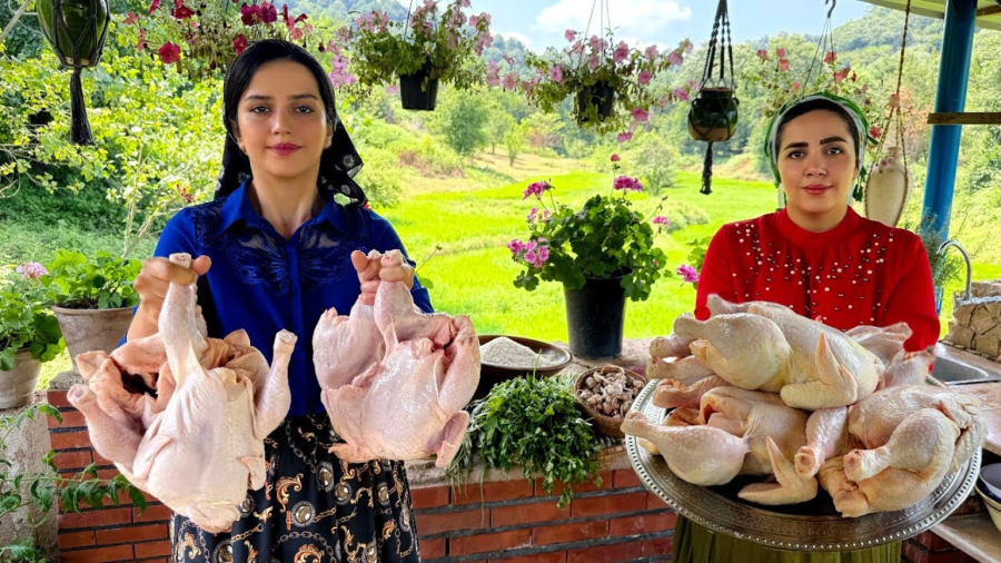 پخت مرغ ترش شمالی؛ مجلسی و جا افتاده!
