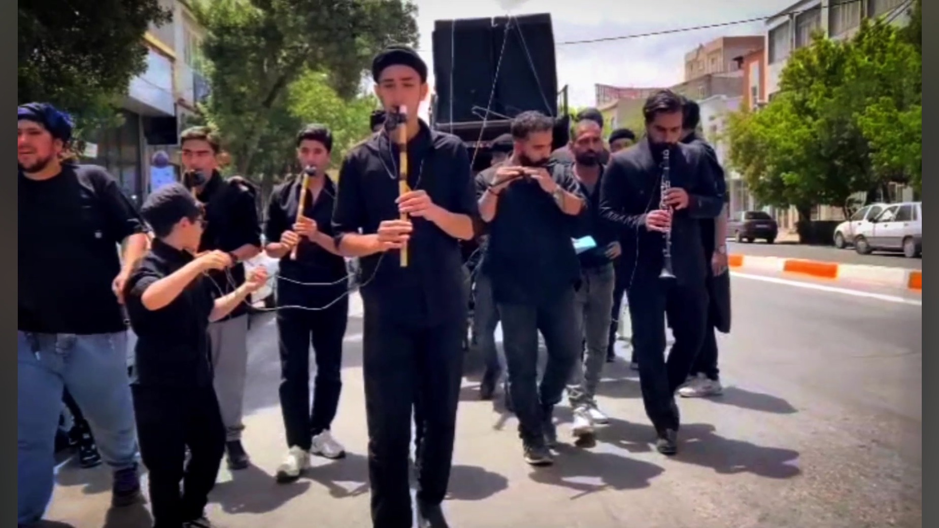 دسته عزاداری مسجد امام زین العابدین اردبیل 1404 پرت و پلا