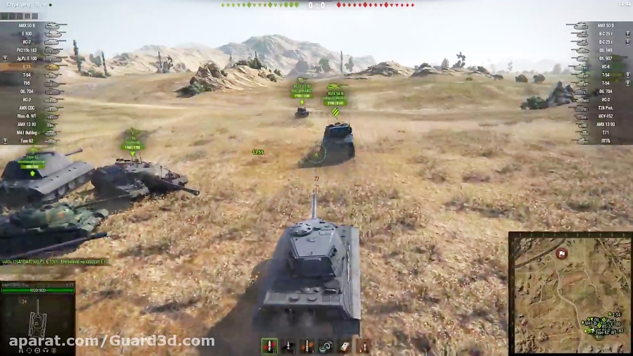 گیم پلی بازی World of Tanks با DirectX 12