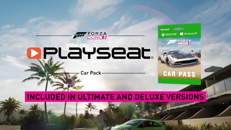 تریلر بازی Forza Horizon 3 Playseat Car Pack