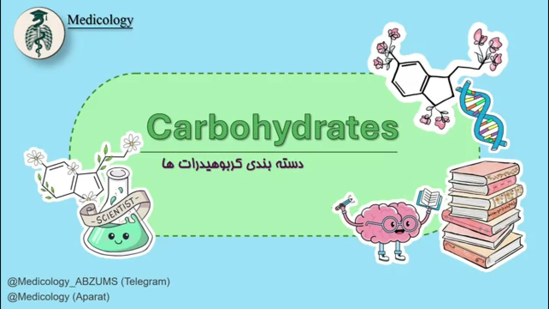 بیوشیمی سلول و مولکول - دسته بندی کربوهیدرات ها سر به هوا