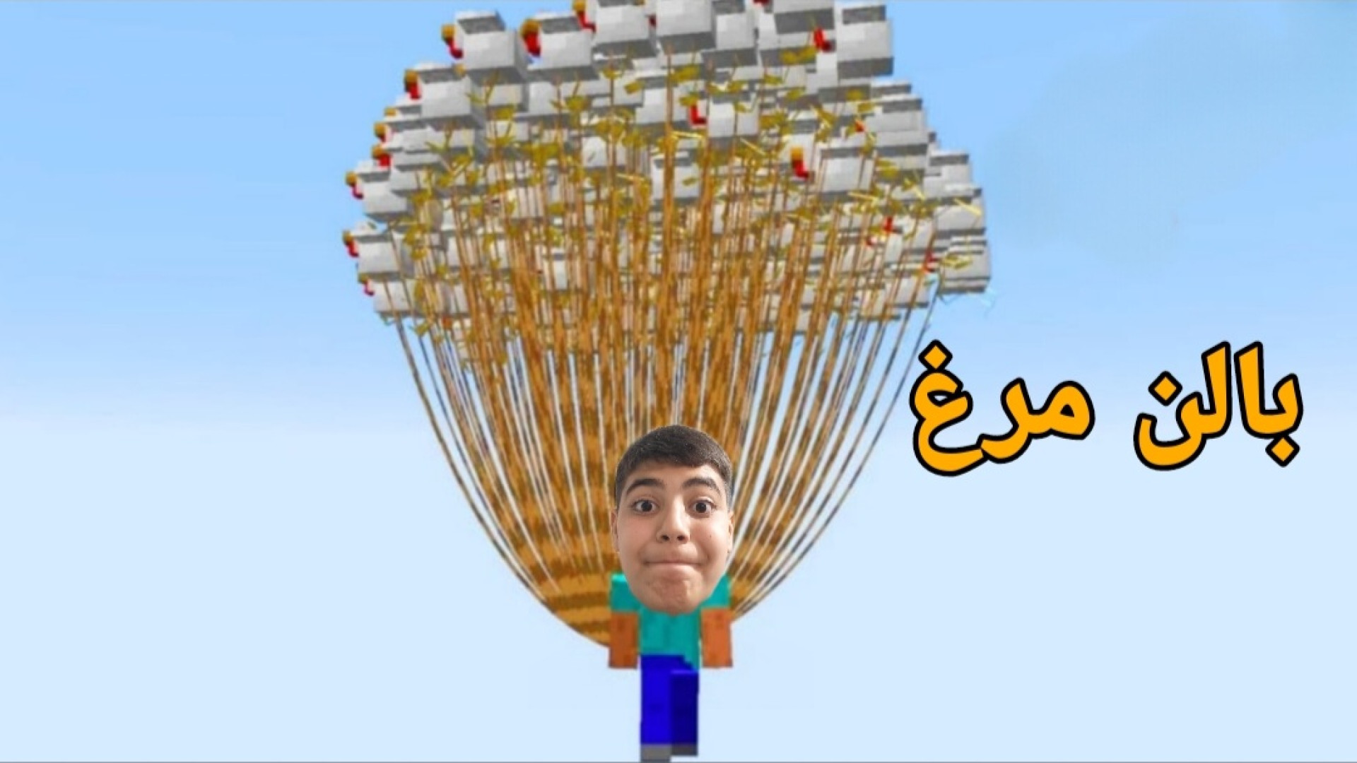 ازمایشگاه ماینکرافت | آزمایش بالن مرغ | قسمت اول استریمر نق‌نقو