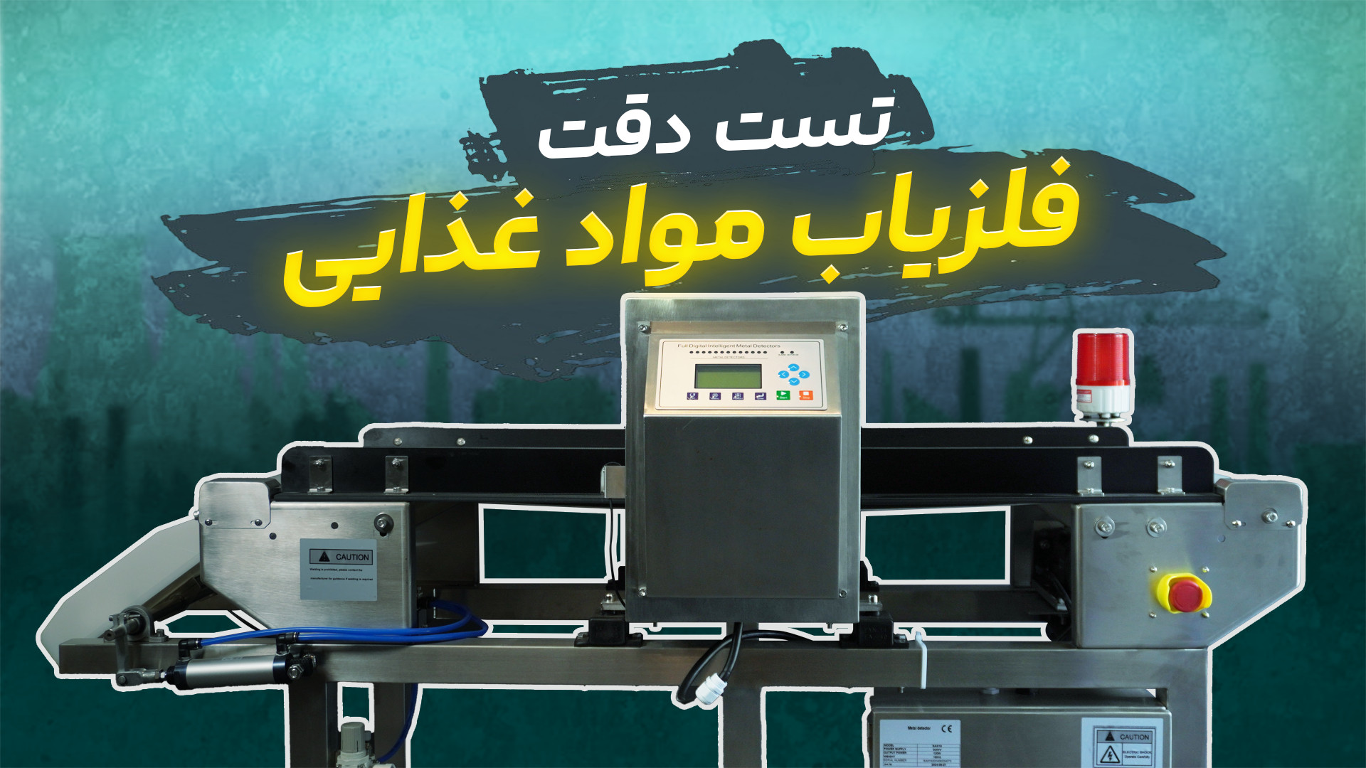 تست حساسیت فلزیاب مواد غذایی AMFood100 اینسایزینگ