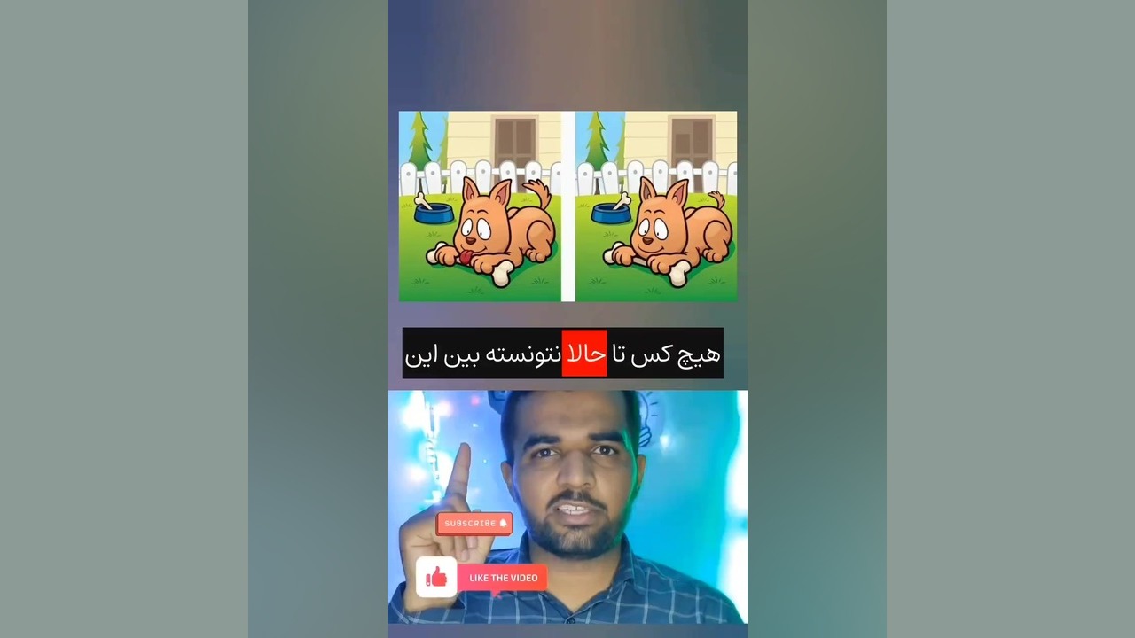 آیا می‌توانی اختلاف این دو تصویر را پیدا کنی؟ چالش دقت! بررسی لک صورت