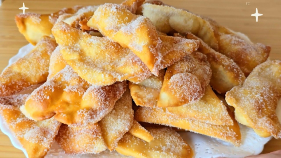 طرز تهیه شیرینی سرخ شده فقط در ۵ دقیقه! | با ۱ فنجان آرد و نصف لیوان آب!