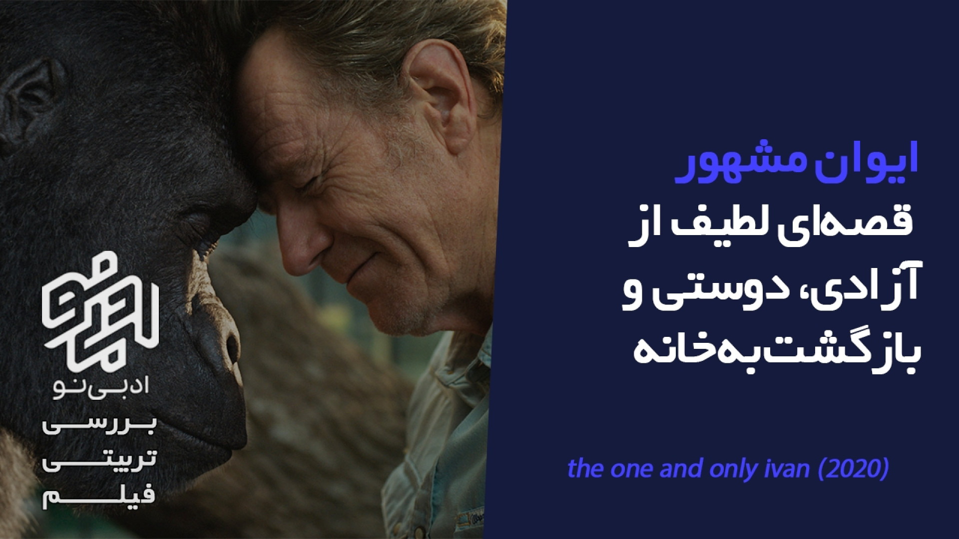 معرفی و بررسی تربیتی فیلم «ایوان مشهور (The One and Only Ivan)» زمان196ثانیه
