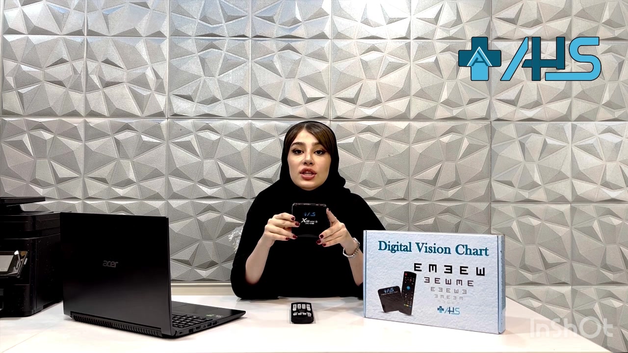 چارت بینایی سنجی و چشم پزشکی دیجیتال پرتابل مدل Smart Vision فریدون فروغی