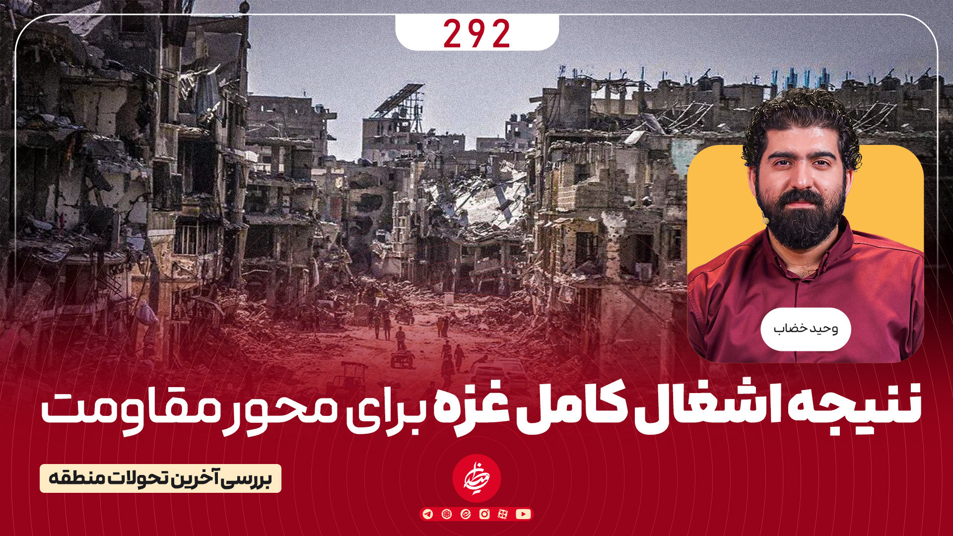 نتیجه اشغال کامل غزه برای محور مقاومت!