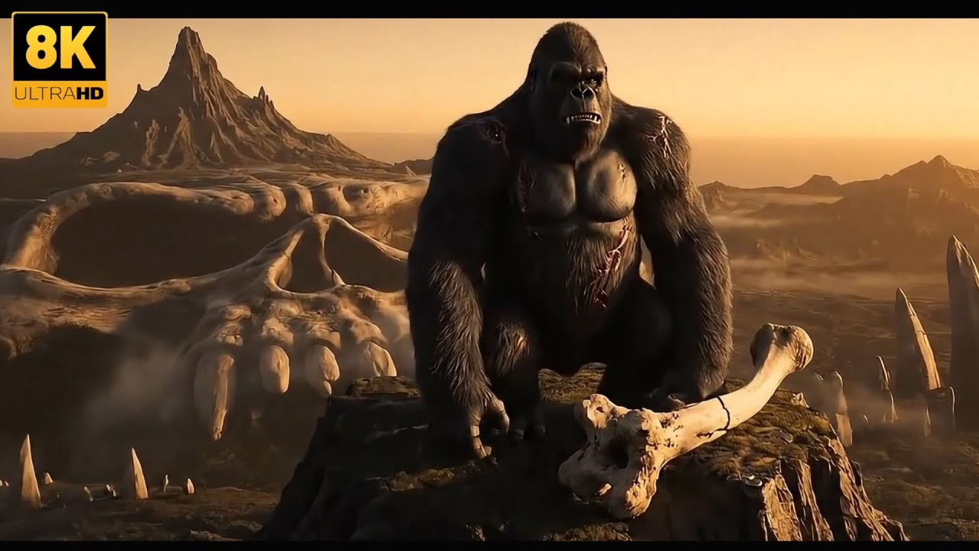 انیمیشن سینمایی کینگ کونگ و نبرد هایش ، king kong 2025 زمان3942ثانیه