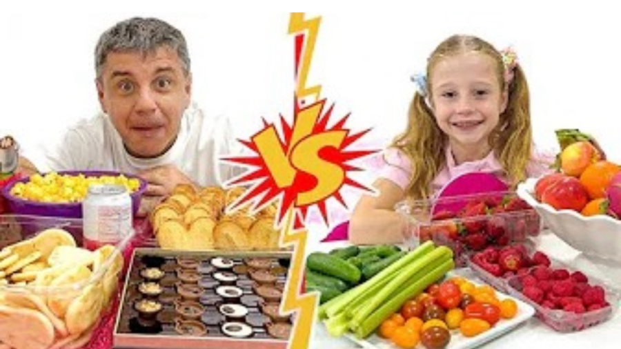 ناستیا یا باباش؟ چالش غذای سالم