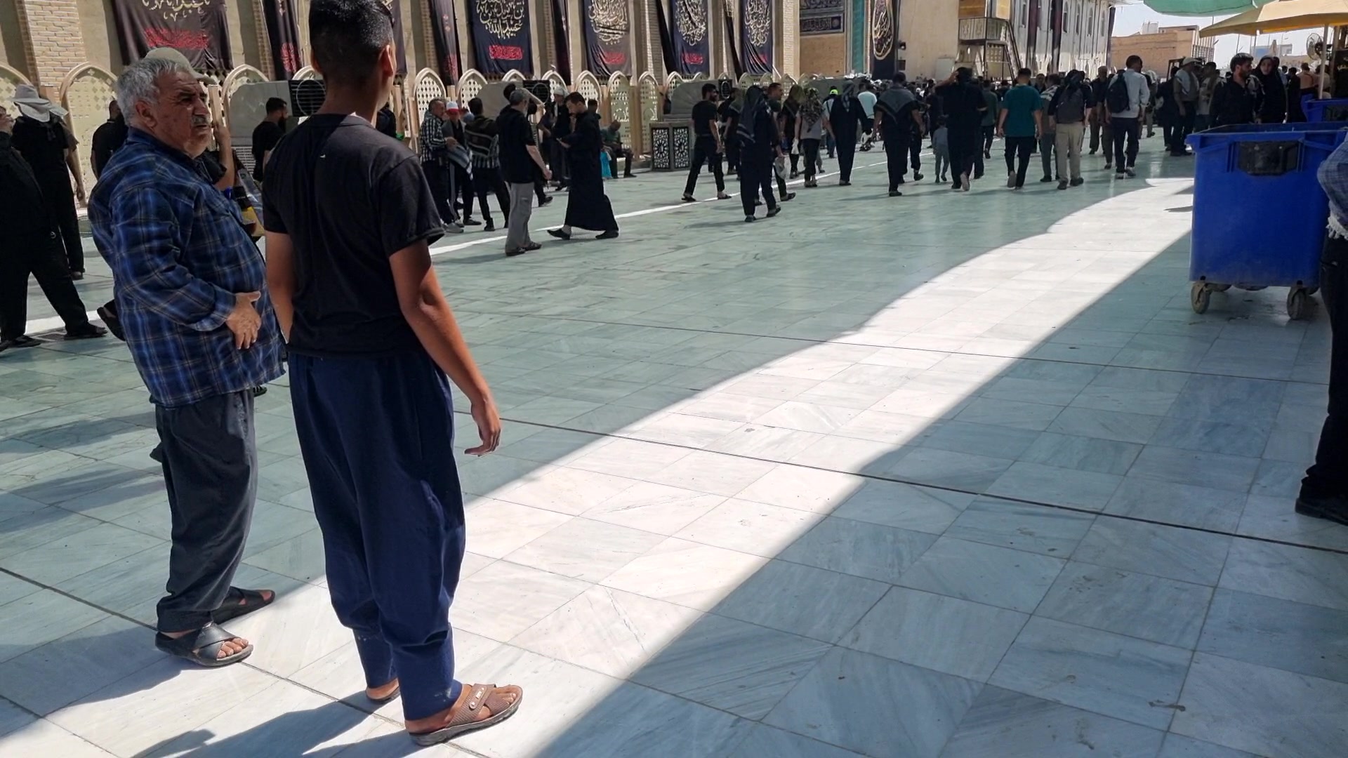 کف سازی محوطه حرم سامرا