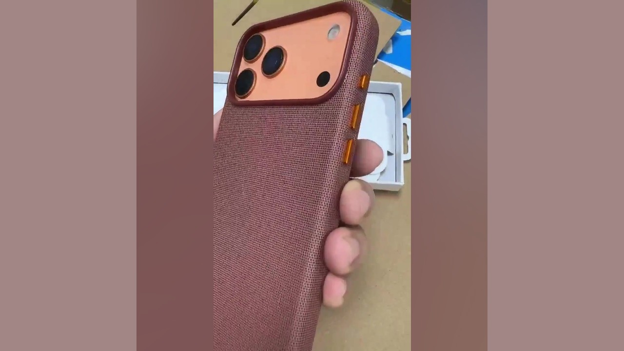 آیفون ۱۷ پرو نارنجی در قاب جدید اپل - ویدئو پیش از معرفی رسمی - ترنجی زمان23ثانیه