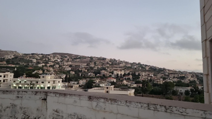 سیمای زیبای شهر مجروح بنت جبیل از بام مسجد اهل بیت