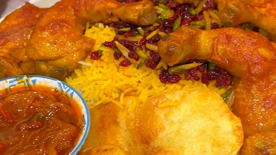 زرشک پلو مجلسی/ مرغ رستورانی/ طرز تهیه مرغ درباری طرز تهیه مرغ خوشمزه