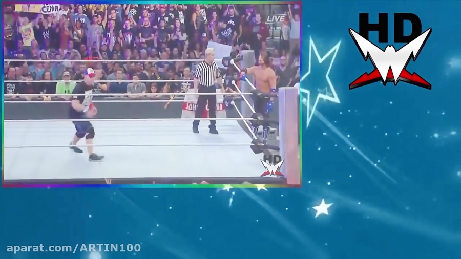 John Cena vs AJ Styles  WWE Ro...