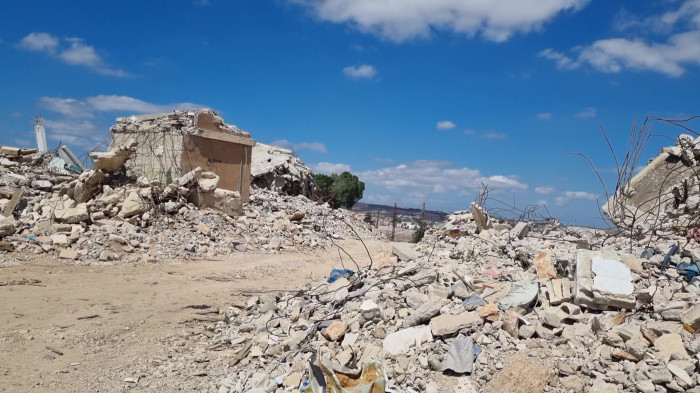 جنایت اسرائیل در تخریب منبع آب روستای مرزی