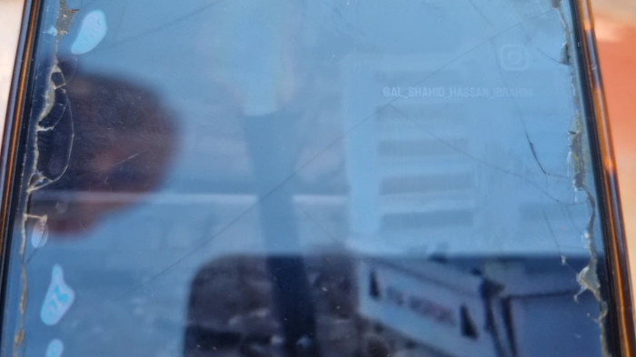 فیلم شلیک خمپاره پسر شهید در گوشی پدر شهید لبنانی