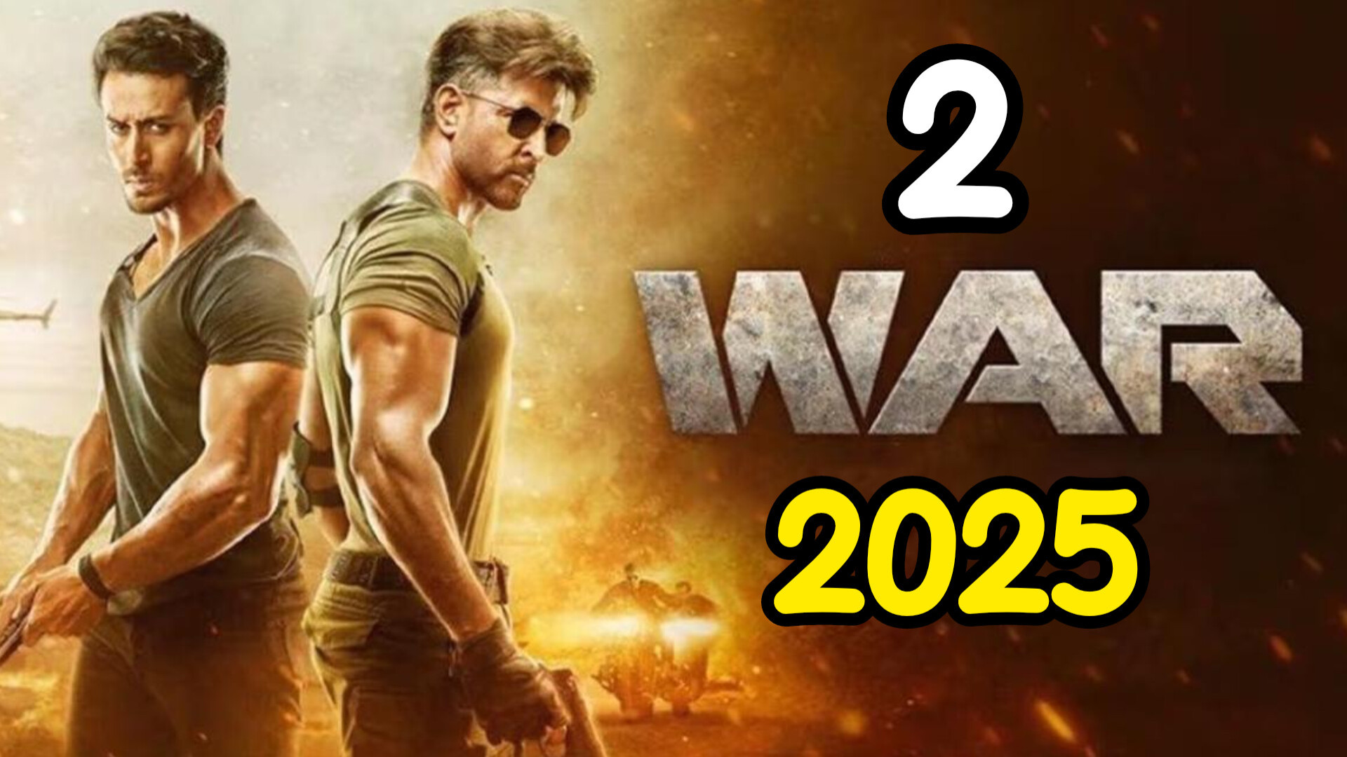 معرفی فیلم هندی اکشن جنگ ۲ ۲۰۲۵ War زمان96ثانیه
