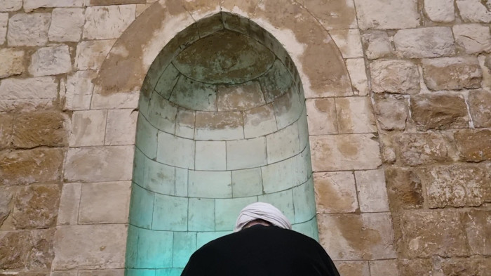 محراب سنگی مسجد تاریخی